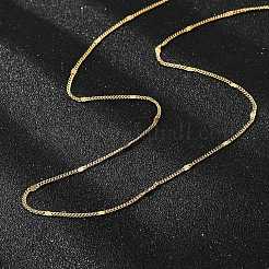 Brass Chain Necklaces&nbsp;MAK-L009-12G