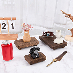 3Pcs 3 Sizes Wood Display Risers&nbsp;AJEW-WH0609-647