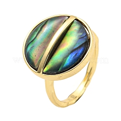 Brass Open Cuff Rings&nbsp;RJEW-K265-05G