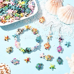 200Pcs 20 Styles Synthetic Turquoise Dyed Beads Sets&nbsp;G-YW0002-40