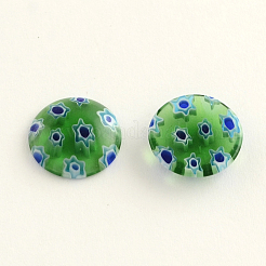 Handmade Millefiori Glass Cabochons&nbsp;LK-R006-08