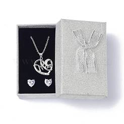 Paper Jewelry Set Boxes&nbsp;CON-Z005-04G