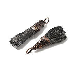Natural Black Tourmaline Nuggets Big Pendants&nbsp;G-C190-01
