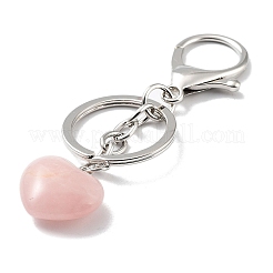 Natural Rose Quartz Keychain&nbsp;KEYC-M022-04M
