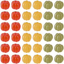 60Pcs 3 Colors Autumn Resin Vegetable Beads&nbsp;RESI-SP0001-48