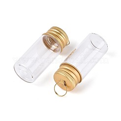 Glass Clear Bottle Beads Containers&nbsp;AJEW-WH20048-44G