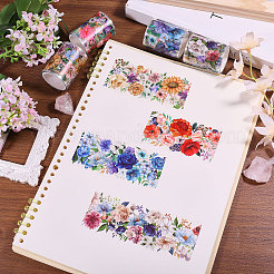 4Pcs 4 Colors PET Decorative Stickers&nbsp;DIY-PH0032-39