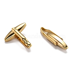 Man's 304 Stainless Steel Cufflinks Findings&nbsp;STAS-F267-04G