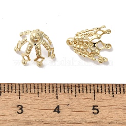 Brass Bead Cap Bails&nbsp;KK-K383-26B-G
