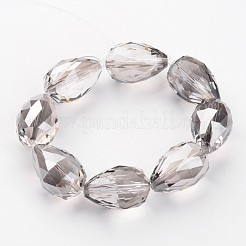 Electroplate Glass Bead Strands&nbsp;EGLA-J139-PL02