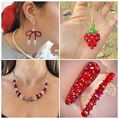 11 Strands 11 Styles Electroplate Glass Beads Strands&nbsp;EGLA-TA0003-06
