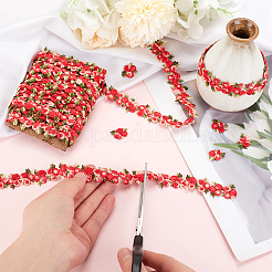 4.6~5Yards Flower Polyester Trim Ribbon&nbsp;OCOR-PH0001-97A