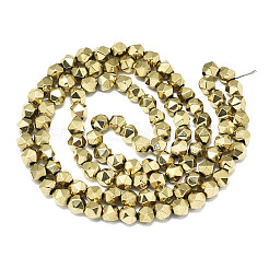 Electroplate Non-magnetic Synthetic Hematite Beads Strands&nbsp;G-S352-64