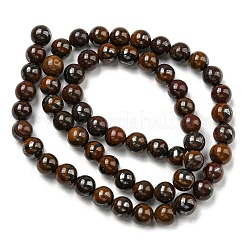 Natural Yellow Tiger Iron Beads Strands&nbsp;G-C079-A03-01
