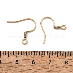 304 Stainless Steel Earring Hooks Ion Plating(IP)&nbsp;STAS-P221-04G-01