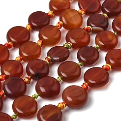 Natural Carnelian Beads Strands&nbsp;G-H342-A02-02