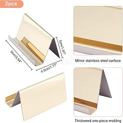 Stainless Steel Business Card Frame&nbsp;ODIS-WH0008-37LG