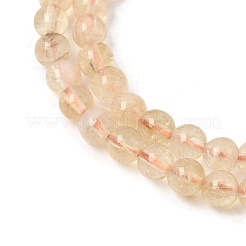 Heated Natural Citrine Bead Strands&nbsp;G-P466-01E-01