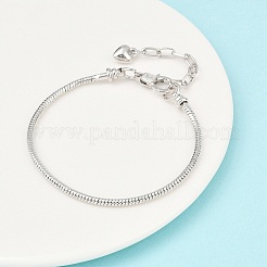 Brass European Style Bracelets for Jewelry Making&nbsp;KK-R031-06