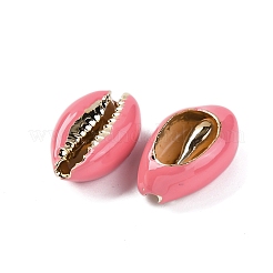 Electroplated Cowrie Shell Beads&nbsp;SSHEL-M023-04A