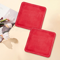 2Pcs Square Leather Golf Towels&nbsp;DIY-CL0001-40B