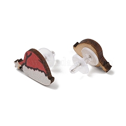 Christmas Theme Stud Earrings Set&nbsp;EJEW-U016-05P-04