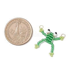 Glass Seed Beaded Pendants&nbsp;PALLOY-MZ00991