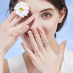 Cartoon Zinc Alloy Adjustable Cuff Rings for Women&nbsp;FS-WG343BF-01