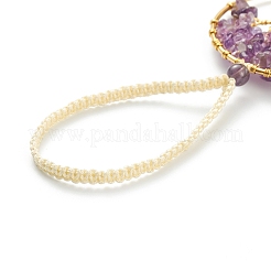 Natural Mixed Stone Car Hanging Decorations&nbsp;HJEW-L026-01G