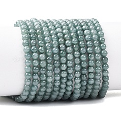 Natural Blue Jade Beads Strands&nbsp;G-H341-4mm-01