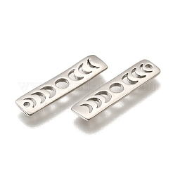 Rack Plating Brass Moon Phase Bar Pendants&nbsp;KK-H756-01P-A