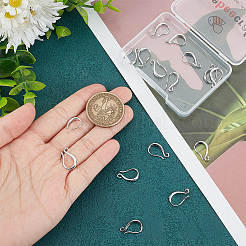 20Pcs Brass Earring Hooks&nbsp;KK-BBC0022-93P