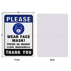 UV Protected & Waterproof Aluminum Warning Signs&nbsp;AJEW-GL0001-05C-01