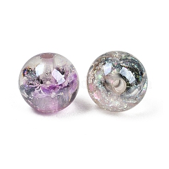 Luminous Transparent Resin Inner Flower Beads&nbsp;RESI-C070-05B