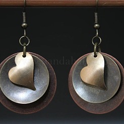 Alloy Dangle Earrings&nbsp;WG4ACD3-01