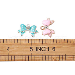 Alloy Enamel Pendants&nbsp;ALRI-TA0001-05-RS