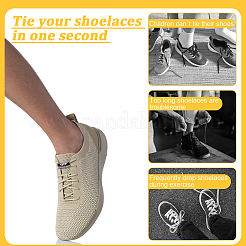 24Pcs 6 Colors Alloy Shoelaces Buckle Lock&nbsp;FIND-NB0005-17