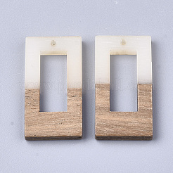 Resin & Walnut Wood Pendants&nbsp;LS-RESI-S358-26G