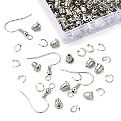 Tarnish Resistant 200Pcs 304 Stainless Steel Earring Hooks&nbsp;STAS-T051-007