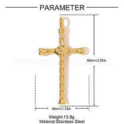 304 Stainless Steel Pendants&nbsp;STAS-OY007-78G