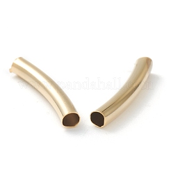 Brass Tube Beads&nbsp;KK-Y003-90C-G