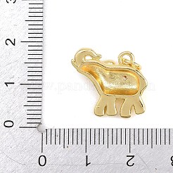 Brass Micro Pave Clear Cubic Zirconia Pendants&nbsp;KK-H273-48G-03