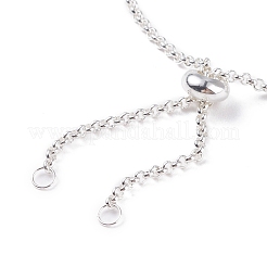 304 Stainless Steel Rolo Chain Slider Bracelet Making&nbsp;AJEW-JB01116-01