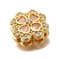 Brass Pave Cubic Zirconia Multi-strand Links&nbsp;KK-F913-13G
