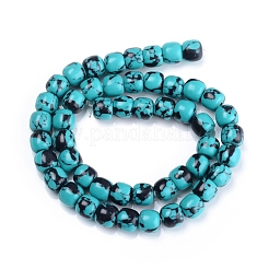 Synthetic Turquoise Beads Strands&nbsp;G-E266-09A-01