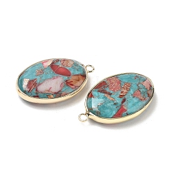 Dyed Synthetic Imperial Jasper Pendants&nbsp;G-D337-03G-G