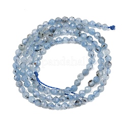 Natural Devil Blue Aquamarine Beads Strands&nbsp;GG-CBAF158-D01-06