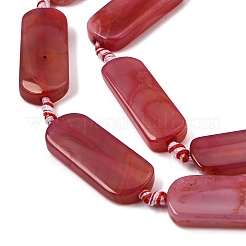Dyed & Heated Natural Banded Agate Beads Strands&nbsp;GG-CBAB9C6-D04-01