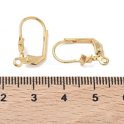 SHEGRACE Brass Leverback Earring Findings&nbsp;XGR0068G-49G