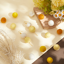 40Pcs 4 Colors Wool Felt Balls&nbsp;DIY-SC0029-40D